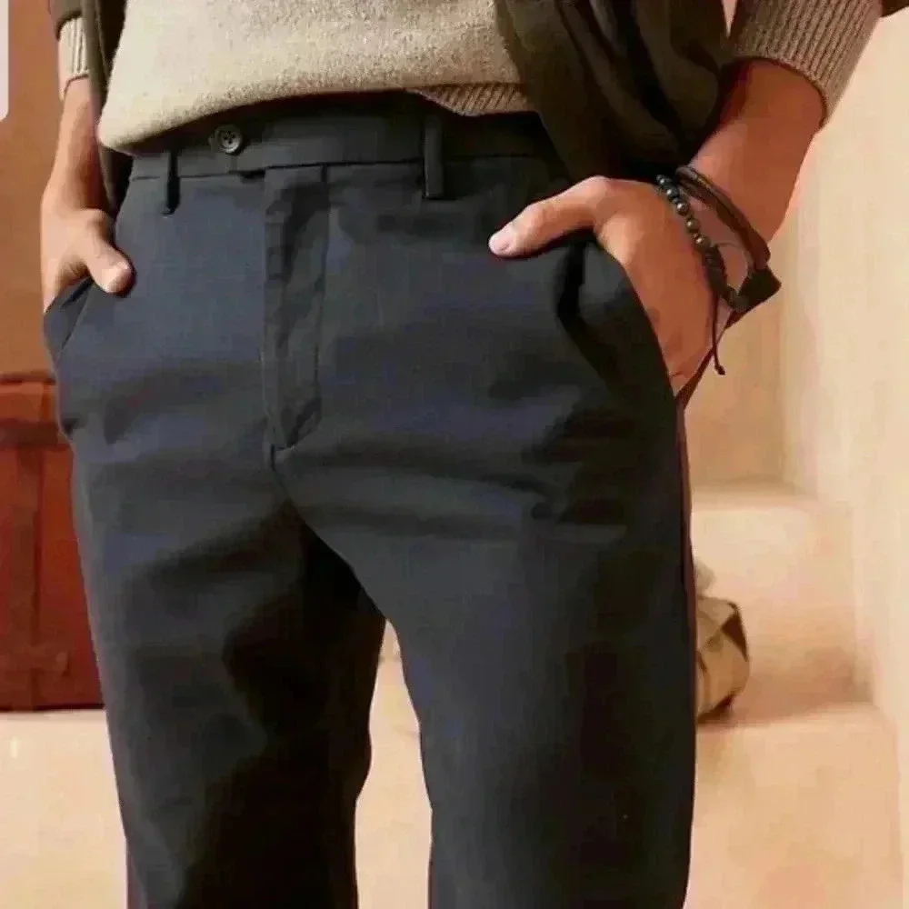 Banana  Republic Grayson Navy Check Pant